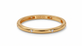 14K Solid Gold Diamond Band Ring