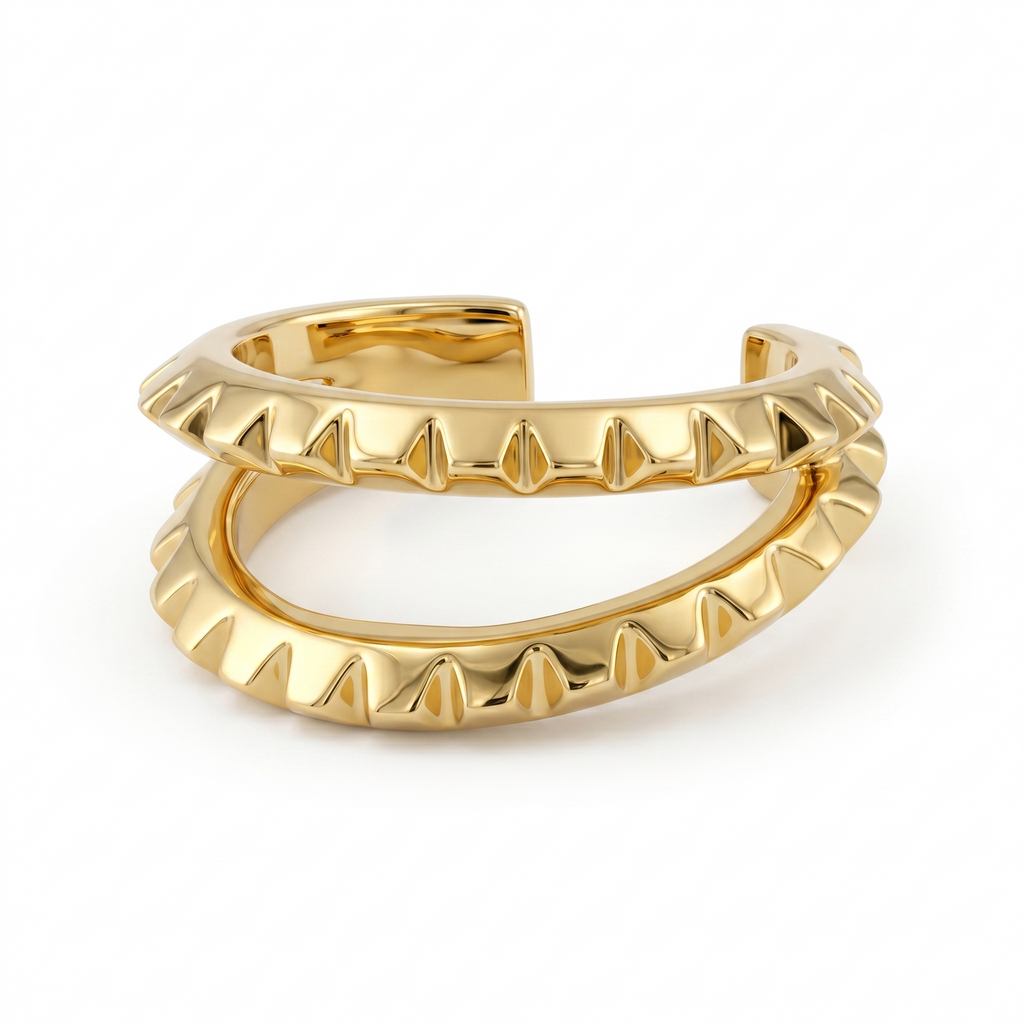 10K Solid Gold Ear Cuff
