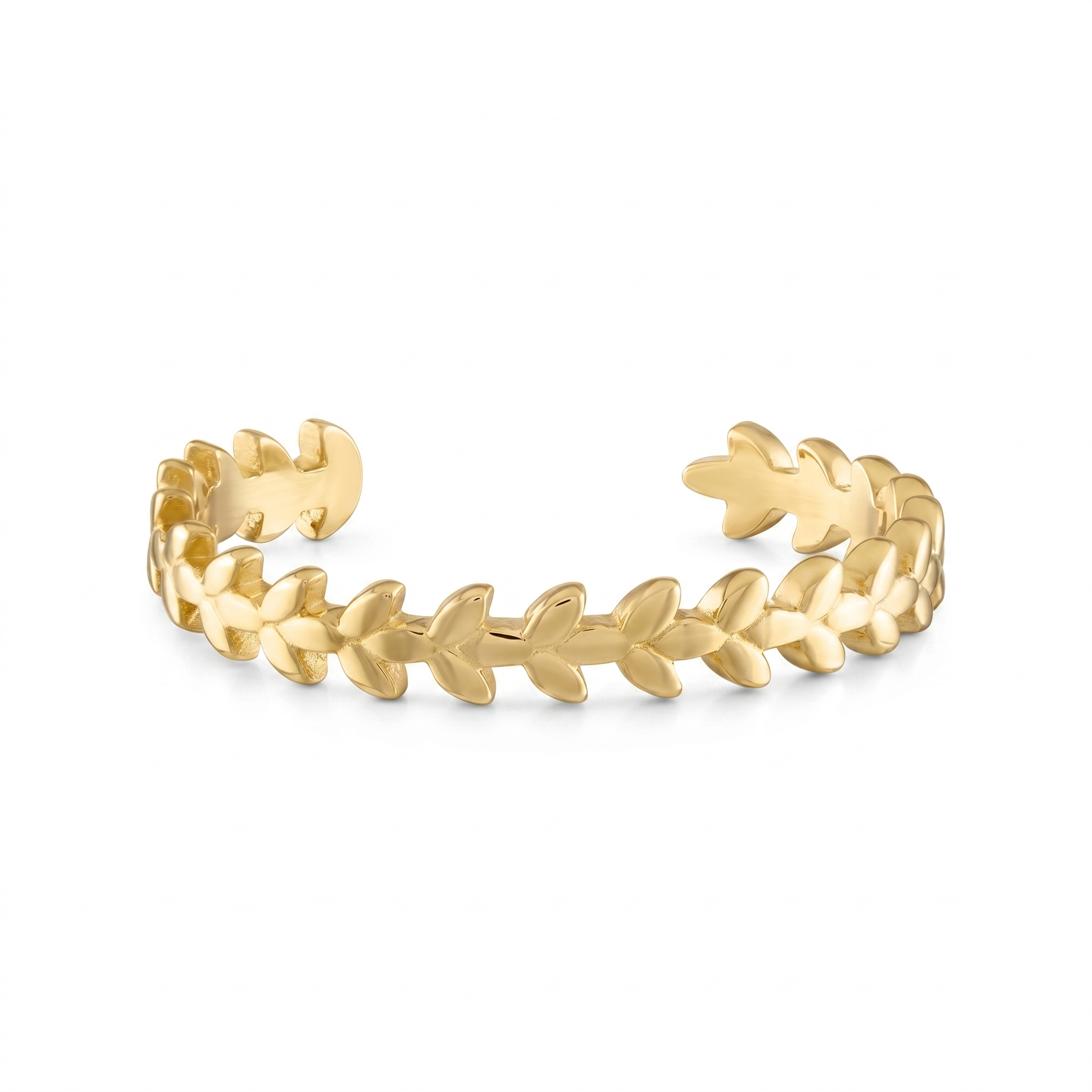 10K Solid Gold Leaf Toe Ring