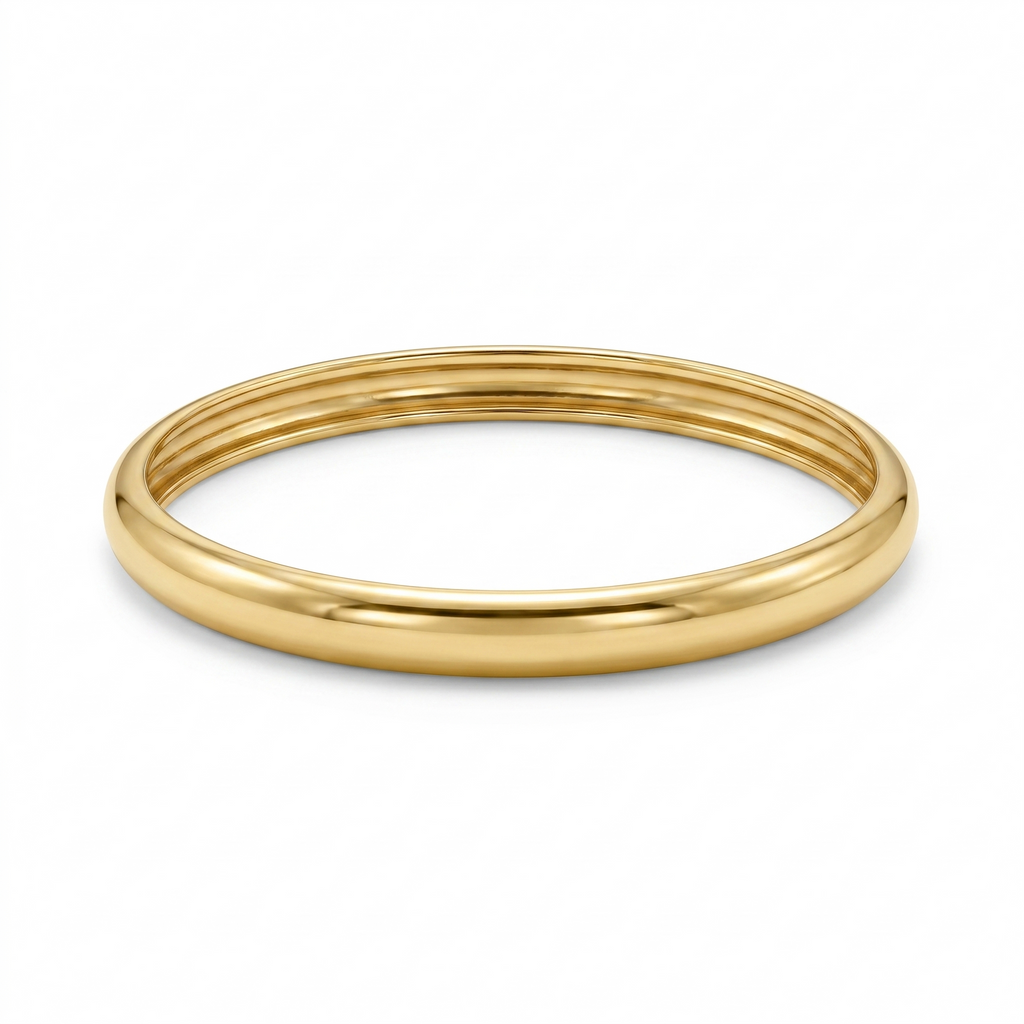 10K Solid Gold Plain Stacking Ring