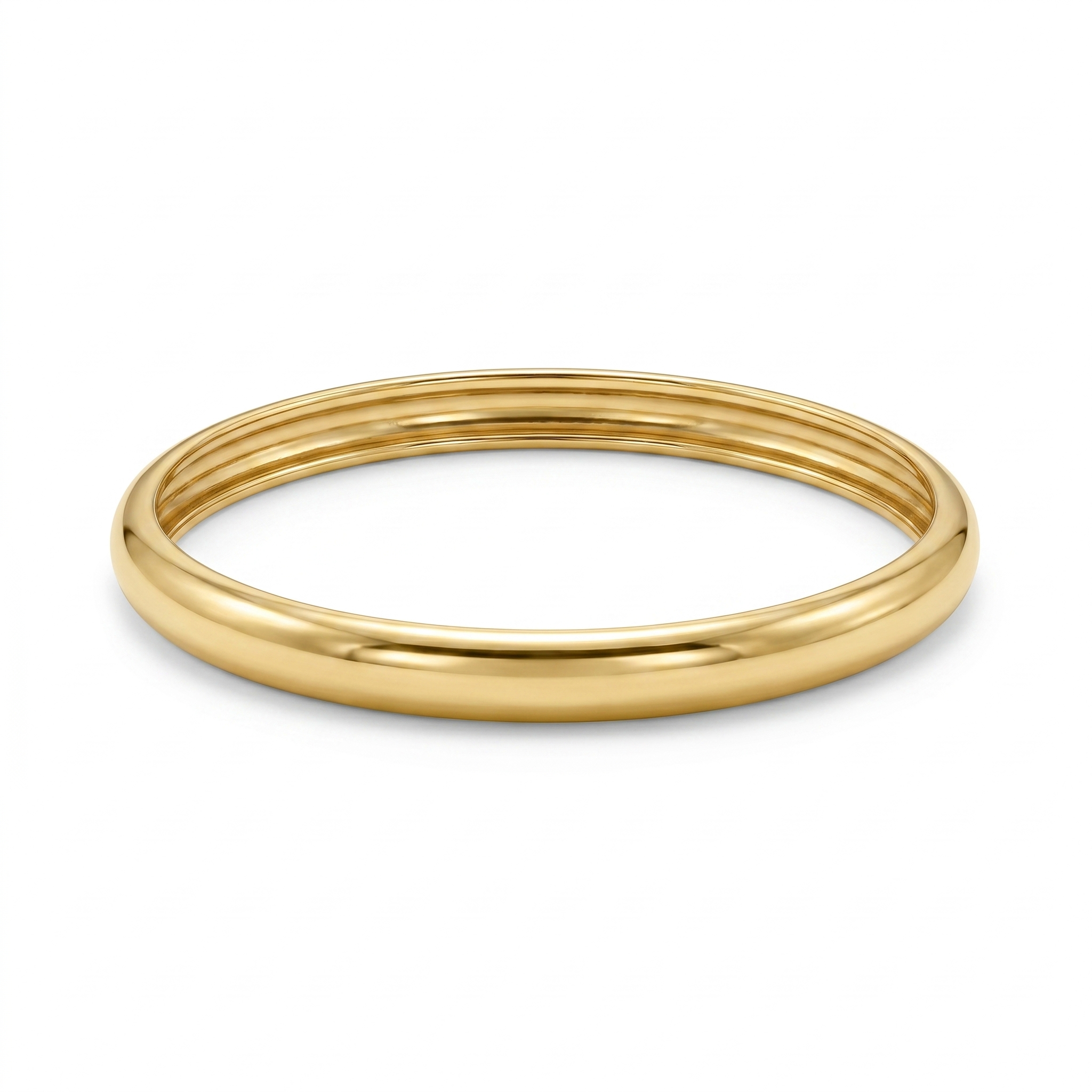 10K Solid Gold Plain Stacking Ring