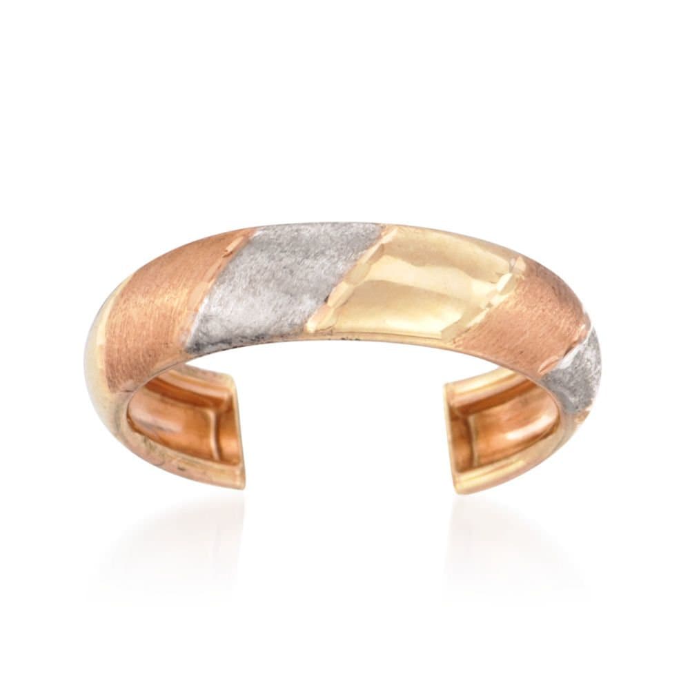14K Solid Gold Toe Ring - Rose gold, White gold, Yellow gold