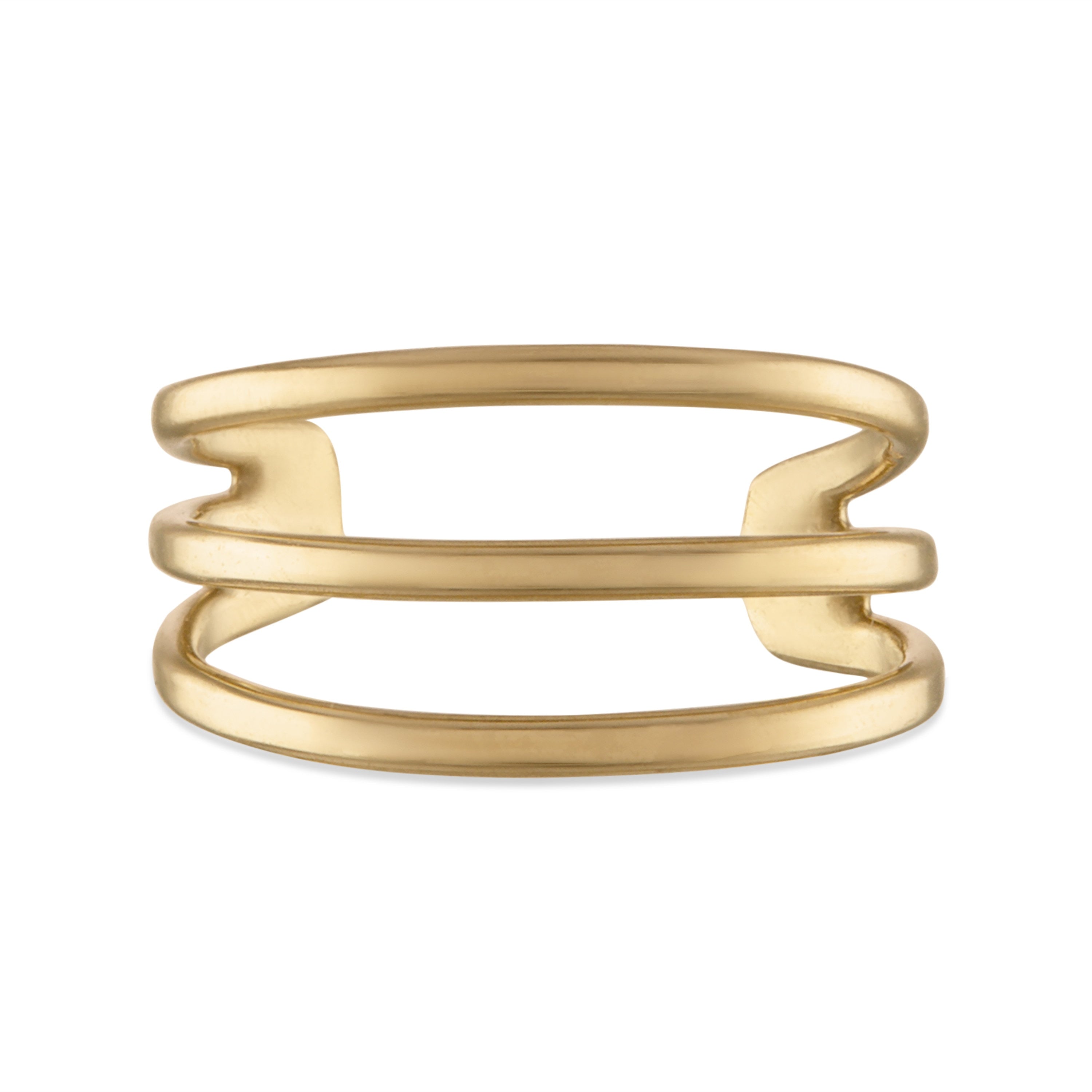 10K Solid Gold Ear Cuff - Yellow gold, Solid gold, 10k