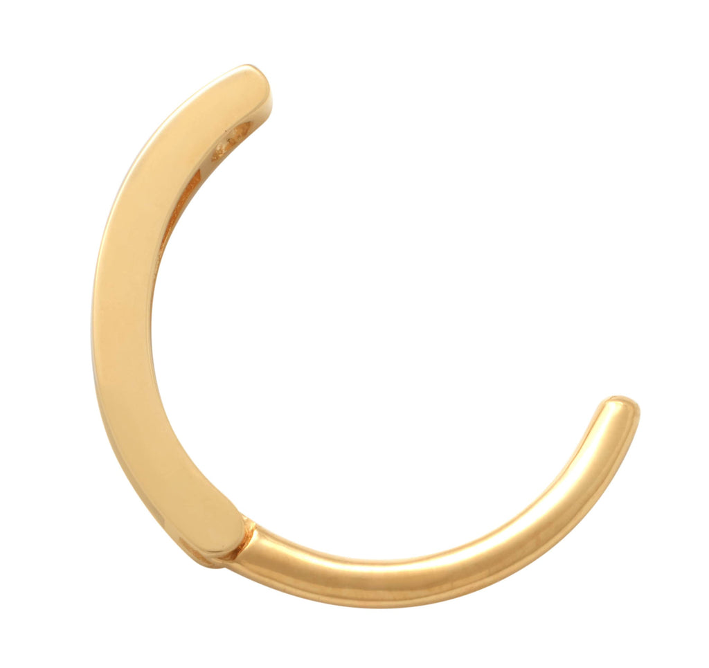 10K Solid Gold Belly Hoop - Yellow gold, Solid gold, 10k