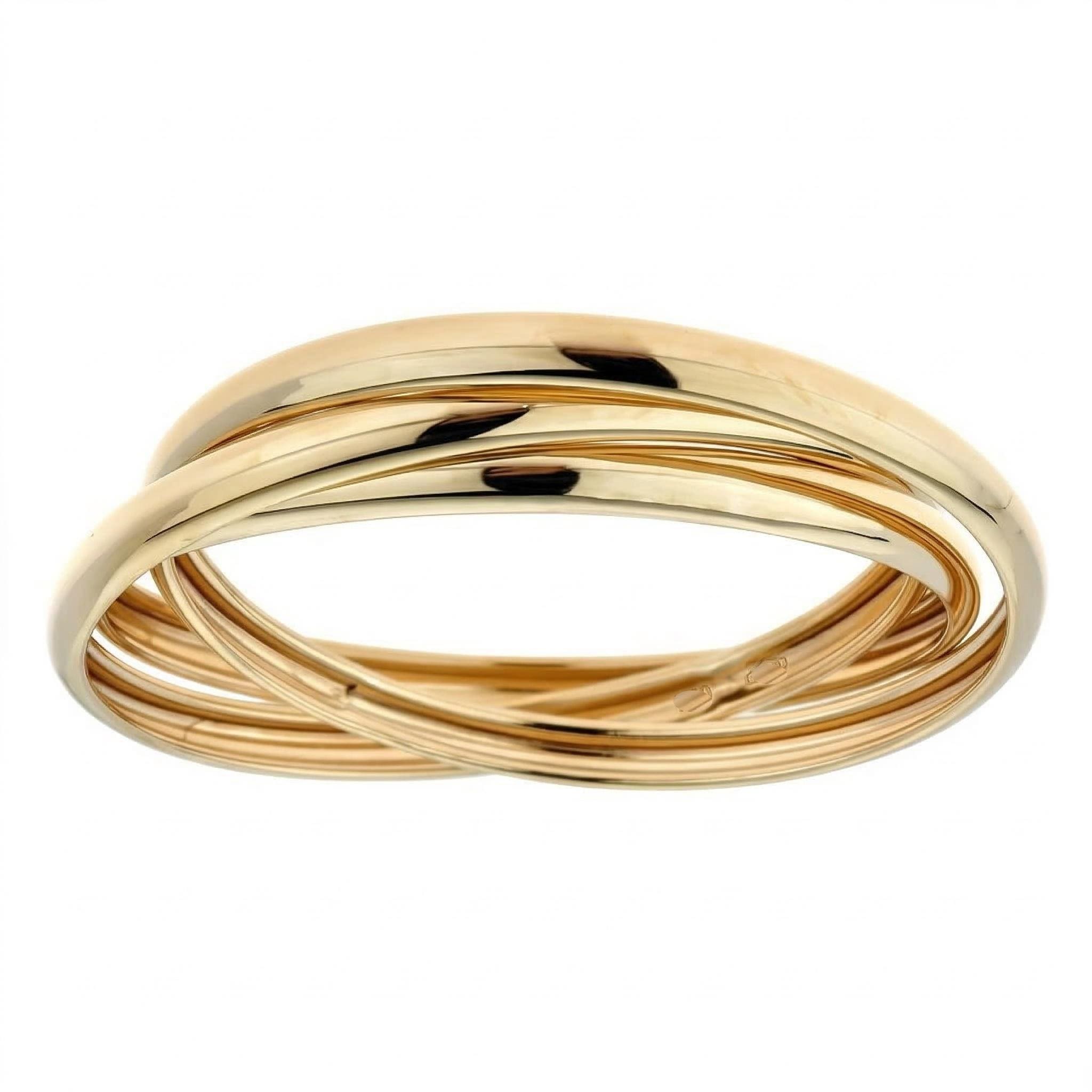 10K Solid Gold Stacking Ring - Yellow gold, Solid gold, 10k