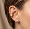 14K Solid Gold Ear Cuff - White gold, Yellow gold, Solid gold