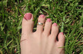 14K Solid Gold Toe Ring - Yellow gold, Solid gold, 14k