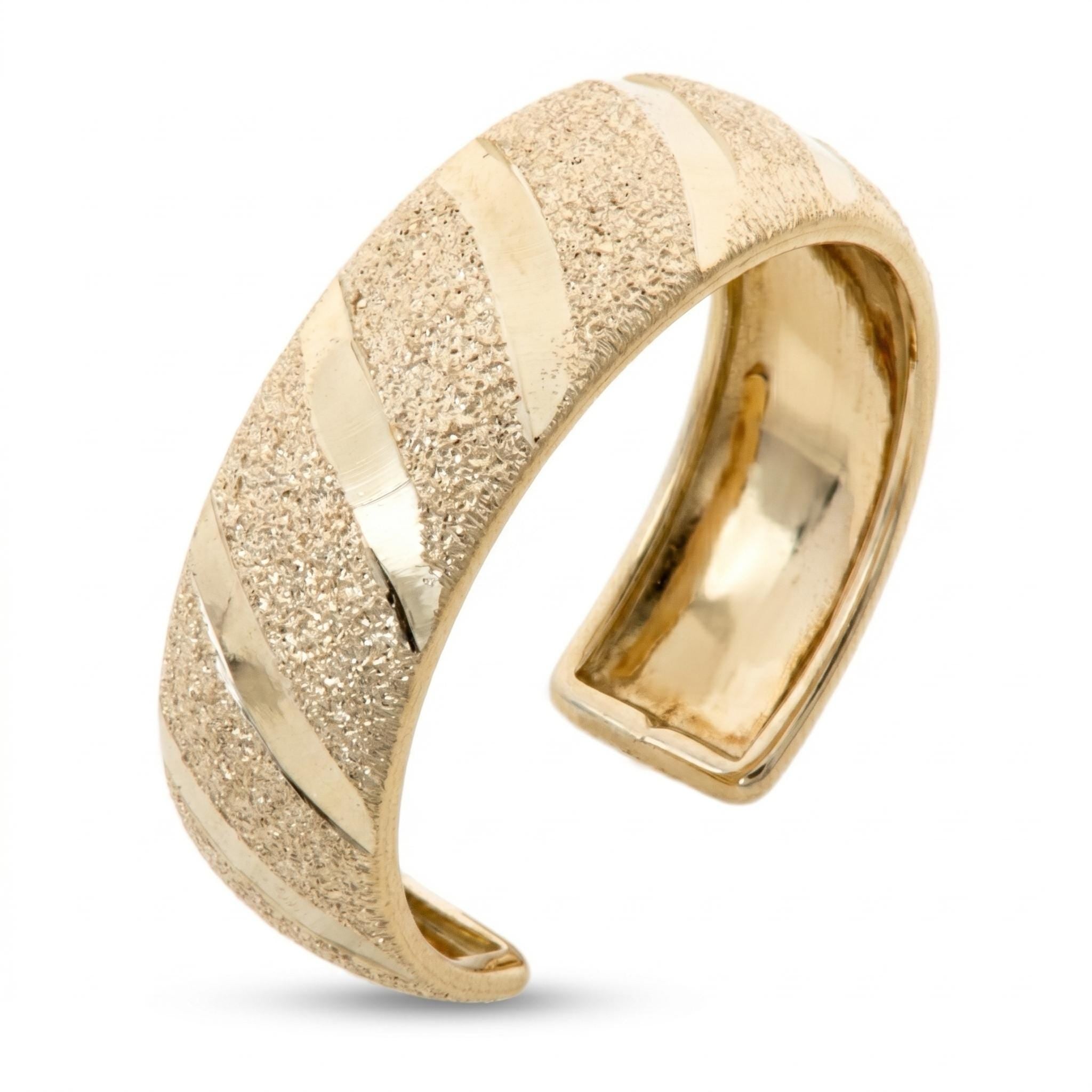 10K Solid Gold Toe Ring Adjustable - Yellow gold, Solid gold, 10k