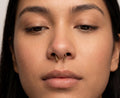 14K Solid Gold Horseshoe Septum Ring - Yellow gold, Solid gold, 14k