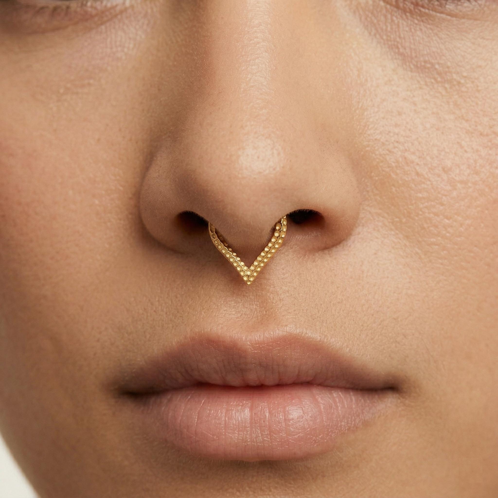 14K Solid Gold Teardrop Clicker Hoop - Yellow gold, Solid gold, 14k