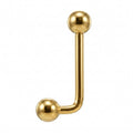 14K Solid Gold Christina Piercing - Yellow gold, Solid gold, 14k