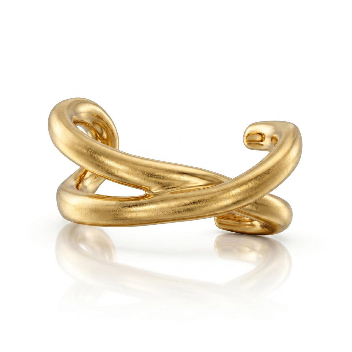 14K Solid Gold Ear Cuff - Yellow gold, Solid gold, 14k