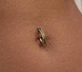 10K Solid Gold Belly Hoop - Yellow gold, Solid gold, 10k