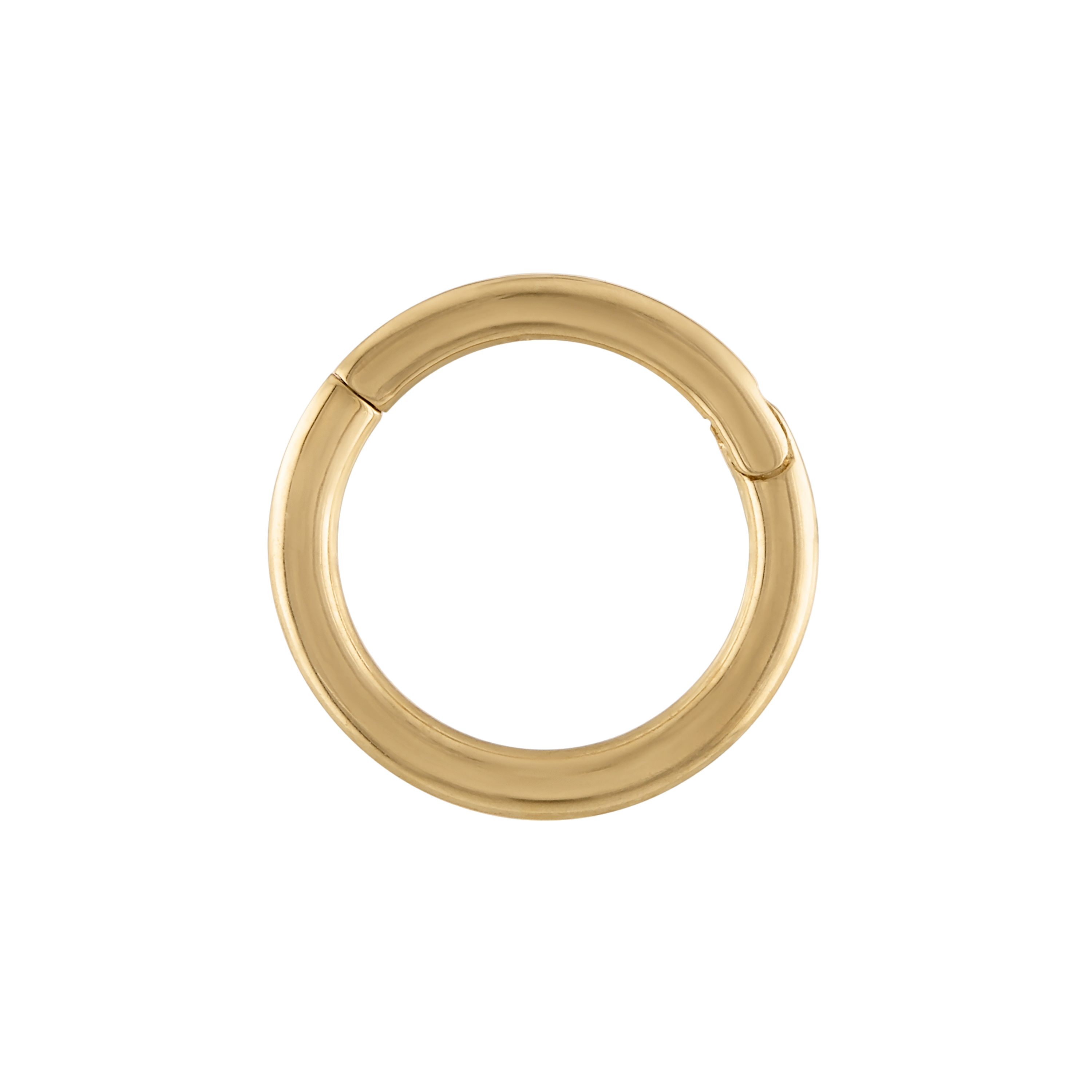 14K Solid Gold Belly Ring Hoop