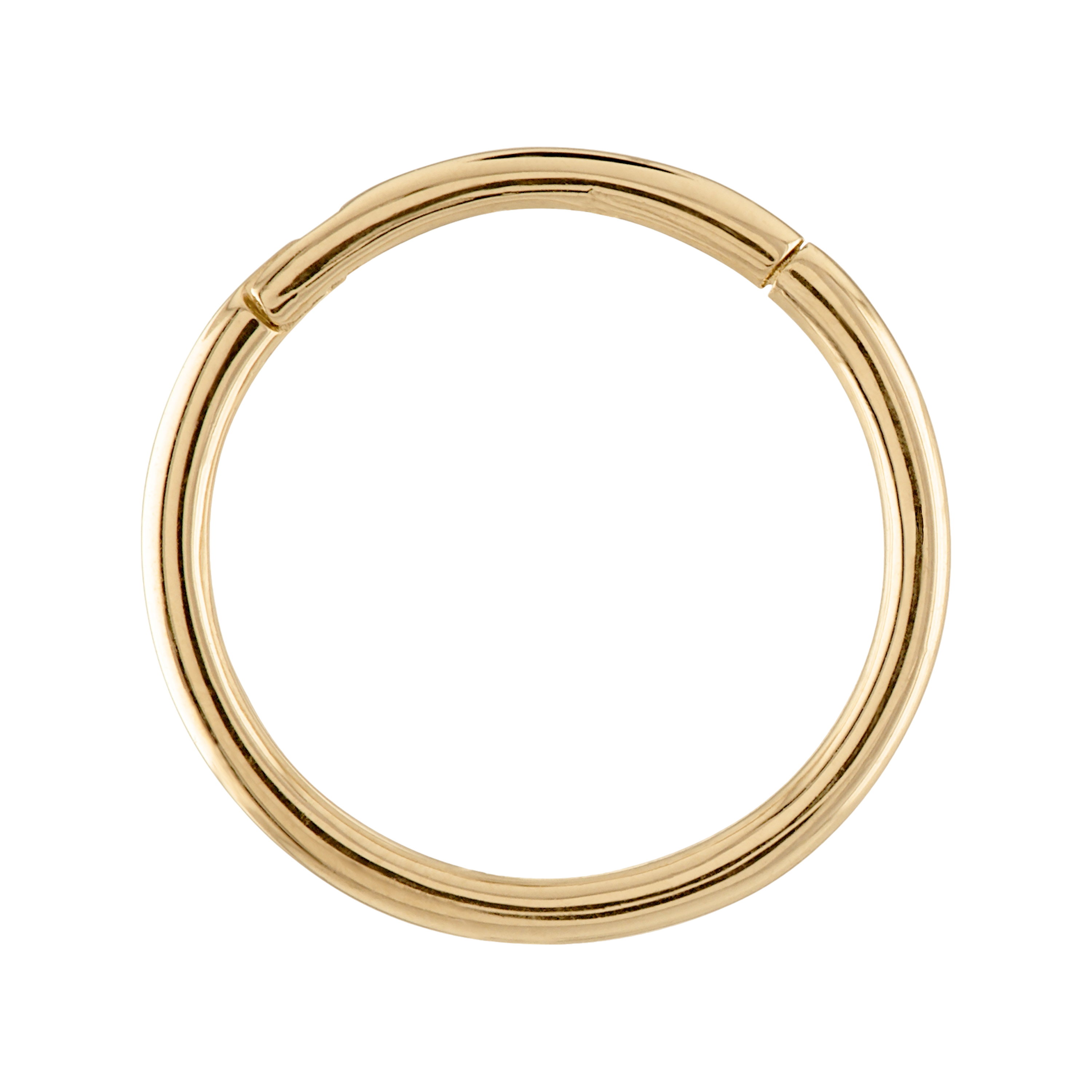 14K Solid Gold Belly Ring Hoop